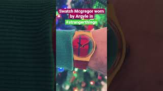 1985 MCGREGOR GJ100 Swatch Watch  Rare 80s Vintage Swatch Watch worn by Argyle in Stranger Things [upl. by Ecirahs]