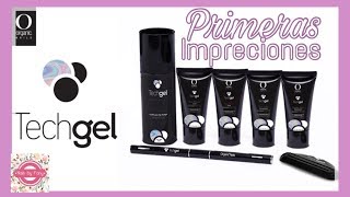 TechGel Poligel de Organic NailsPrimeras impresionesFanyCC [upl. by Helbona]