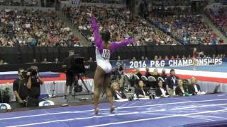 Simone Biles  Vault 1  2016 PampG Gymnastics Championships  Sr Women Day 1 [upl. by Berti]