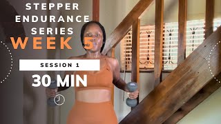 Mini Stepper Endurance Series  Week 5 Session 1  FULL BODY WORKOUT  30 Min [upl. by Potter]