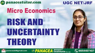 Risk and Uncertainty Theory  Decision Making  UGC NETJRF  Micro Economics  Panacea Tutor [upl. by Beaston]