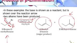 organic chemch7 Belimination products and mechanisms [upl. by Carlock]