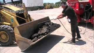 Asphalt Recycling Demonstration Featuring the Asphalt Rejuvenator  Release Agent Spray System [upl. by Silvie626]