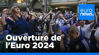 AllemagneÉcosse à Munich en ouverture de lEuro 2024  euronews 🇫🇷 [upl. by Yxel]