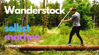 Wanderstock selber machen  TUTORIAL [upl. by Ozne836]