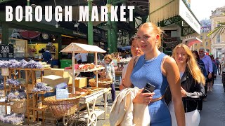 The Best DEILICOUS Food Market in London  BOROUGH MARKET London 2023 [upl. by Slater329]