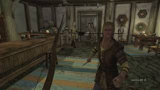 Fighting In Honningbrew Skyrim [upl. by Etterrag]