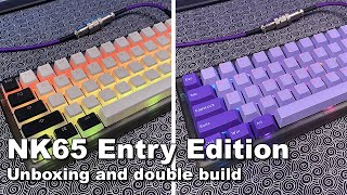 NovelKeys NK65 Entry Edition Unboxing builds and upgrade path [upl. by Dazhahs662]