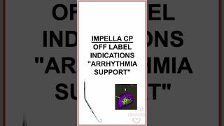 Impella off label application arrhythmia ablation support impella shorts [upl. by Frissell952]