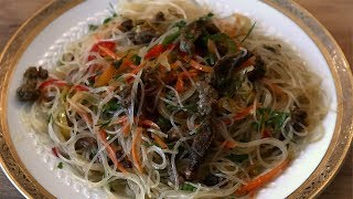 Very easy Glass Noodles Recipe [upl. by Thorn]