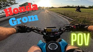 Honda Grom Pov Ride [upl. by Trebleda]