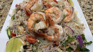 Cooking Glass Noodles with Shrimps [upl. by Assinna728]