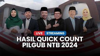 🔴LIVE Hasil Quick Count Pilkada NTB 2024 Tiga Paslon Menyatakan Siap Menerima [upl. by Halullat]