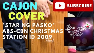 Star ng Pasko  ABSCBN Christmas Station ID  Cajon Cover cajoncover drumcover [upl. by Grail792]