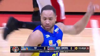 Kelly Williams HEATS UP EARLY FOR TNT vs Brgy Ginebra 💥  PBA Season 49 Governors Cup Finals [upl. by Ettesus]