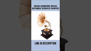 Antique Gramophone Musical Instrument Decorative Brass Showpiece For Home Decor [upl. by Evangelina]