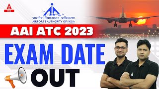 AAI ATC Exam Date 2023 OUT🎉  AAI Air Traffic Controller Exam Date 2023 [upl. by Aniehs]