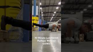 30 minute lunch break pushups workout lunchtime pushupsworkout foryoushorts fyp [upl. by Mariel]