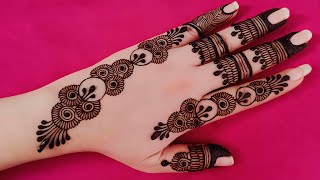 New Stylish mehndi design  Simple henna design  Mehandi ka design  Mehndi designs  Cone designs [upl. by Darwen135]