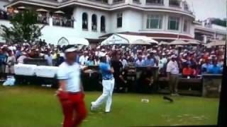 Rory McIlroy inches away from hole in one [upl. by Ivar]