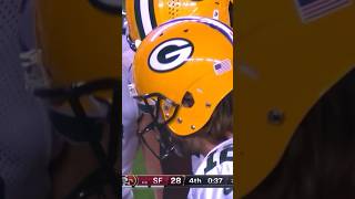 Aaron Rodgers game winning drive at SF aaronrodgers gamewinner packers 49ers snf nfl clutch [upl. by Aitsirhc]