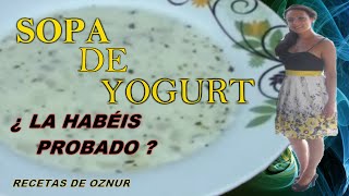 👩‍🍳 SOPA DE YOGURT 👩‍🍳 recetas de cocina faciles rapidas y economicas de hacer  comidas ricas [upl. by Fagaly47]