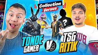 TSG Ritik Vs Tonde Gamer Best Collection Battle 😱 Free Fire Max [upl. by Iggam758]