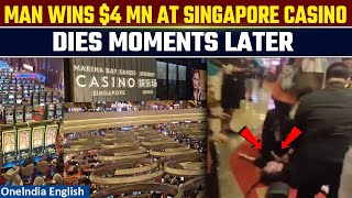 TRAGIC Singapore Man Dies Due To Cardiac Arrest After Winning 4 Million At Marina Bay Sands Casino [upl. by Amak]