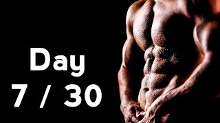 30 Days Six Pack Abs Workout Program Day 730 [upl. by Lillith]