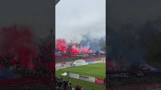 Choreo Wuppertaler SV  MSV Duisburg 🧨 wuppertalersv wuppertal msvduisburg [upl. by Nwahsirhc]