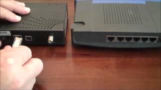 How to Connect a Cable modem to a Router [upl. by Ailenroc]