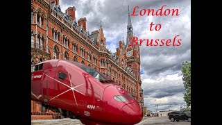 London St Pancras International to Brussels Midi Station on Eurostar [upl. by Assylla146]