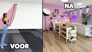 WIJ BOUWEN een XXL STUDIO  Makeover [upl. by Joshi]