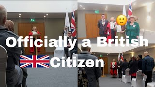 British Citizenship Ceremony 2024 Officially Receiving My British Citizenship Alhamdulillah [upl. by Wyne404]