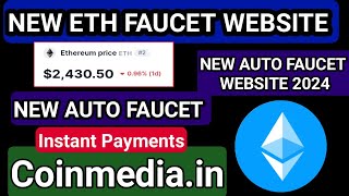 New Ethereum Faucet Claim ETH FREE  FREE New Ethereum Faucet  NEW AUTO FAUCET  New FaucetPay🤑 [upl. by Geller]