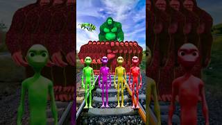 Dame tu cosita 4 different colors alien dance vs 12 Gta 5 bigfoot amp train driver Tom [upl. by Viviene]