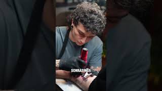 colorful bird tattoo on arm istanbul brockkaw shorts shortfeed tattooartists tattoovlog [upl. by Allecsirp]