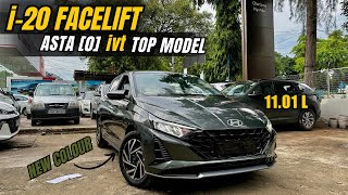 New i20 Facelift 2023 asta o IVT 1101 lakhs 🤯 hyundaii20 newi20 [upl. by Erreit]