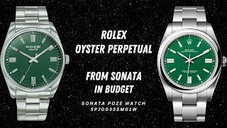 SONATA OYSTER PERPETUAL   UNBOXING  REVIEW [upl. by Aicatsue]