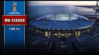 Russlands WMStadien Die SaintPetersburg Arena [upl. by Nadoj]