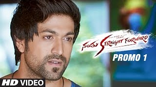 Santhu Straight Forward Promo1  Yash Radhika Pandit  V Harikrishna  Mahesh Rao [upl. by Adnuhsed]