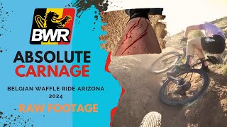 BRUTAL Belgian Waffle Ride ARIZONA 2024  RAW Footage [upl. by Htebilil183]