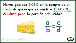 Problema de Proporcionalidad Directa con solo 2 datos [upl. by Halvaard]