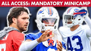 Buffalo Bills Mandatory Minicamp Day 1 BehindTheScenes [upl. by Aelber]