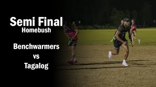 Semi Final Mixed  Benchwarmers vs Tagalog  Homebush Tuesday Oztag Div 1 [upl. by Lyreb]