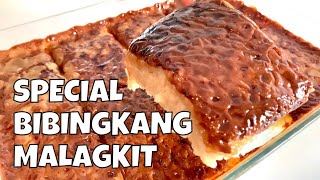 BIBINGKANG MALAGKIT RECIPE  Filipino Rice Cake with Caramelized Coconut Topping [upl. by Neff]