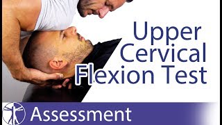 Upper Cervical Flexion Test  Upper Cervical Spine Instability [upl. by Isidora]