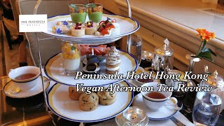 Peninsula Hotel Hong Kong Vegan Afternoon Tea Review [upl. by Ornstead]