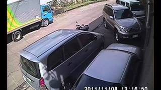 CCTV video of my side mirror being stolen [upl. by Lemal166]