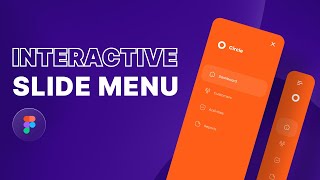 Create an Animated Slide Menu in Figma [upl. by Asilahs830]